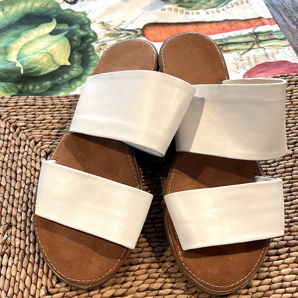White slip on
